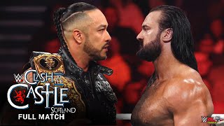 Drew Mcintyre vs. Damian Priest: WWE Clash at the Castle 2024 - No Disqualification Match