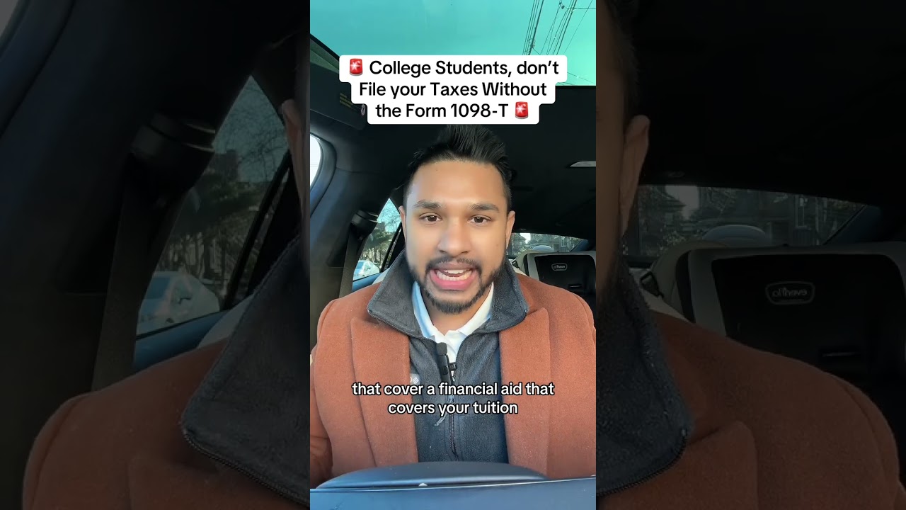 Students, Don't File your Taxes Without Form 1098-T