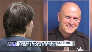 Jury finds man guilty of murder in the death of Deputy Eric Overall