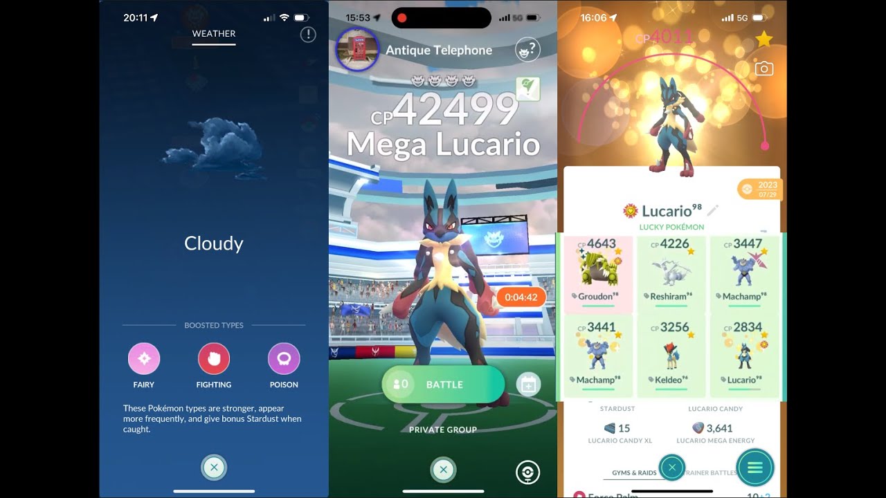 Solo Mega Lucario [Flash Cannon] | 19 Seconds Remaining | Weatherboosted