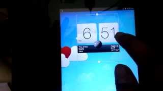 htc sense 4 weather clock uccw skin screenshot 5