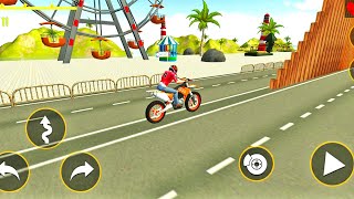 Bike Park Stunt Racing Game - Level 9 to 16 - Motorbike Driving 3D Games - Bike Games 3D Racing screenshot 5