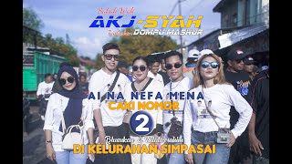 AKJ-SYAH MENJADI IDOLA SEMUA KALANGAN MASYARAKAT DOMPU-BLUSUKAN TERAKHIR DIKELURAHAN SIMPASAI DOMPU