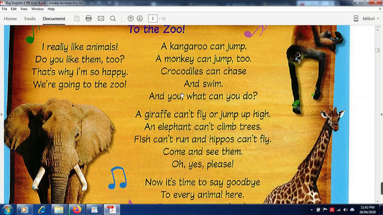 Klasa 4 - Wild Animals - YouTube