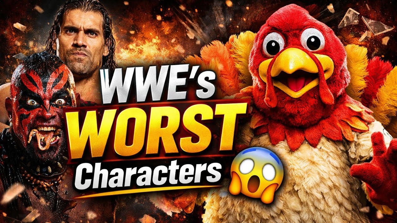 WWE Top 5 Worst Characters Ever 😱 | WWE History  