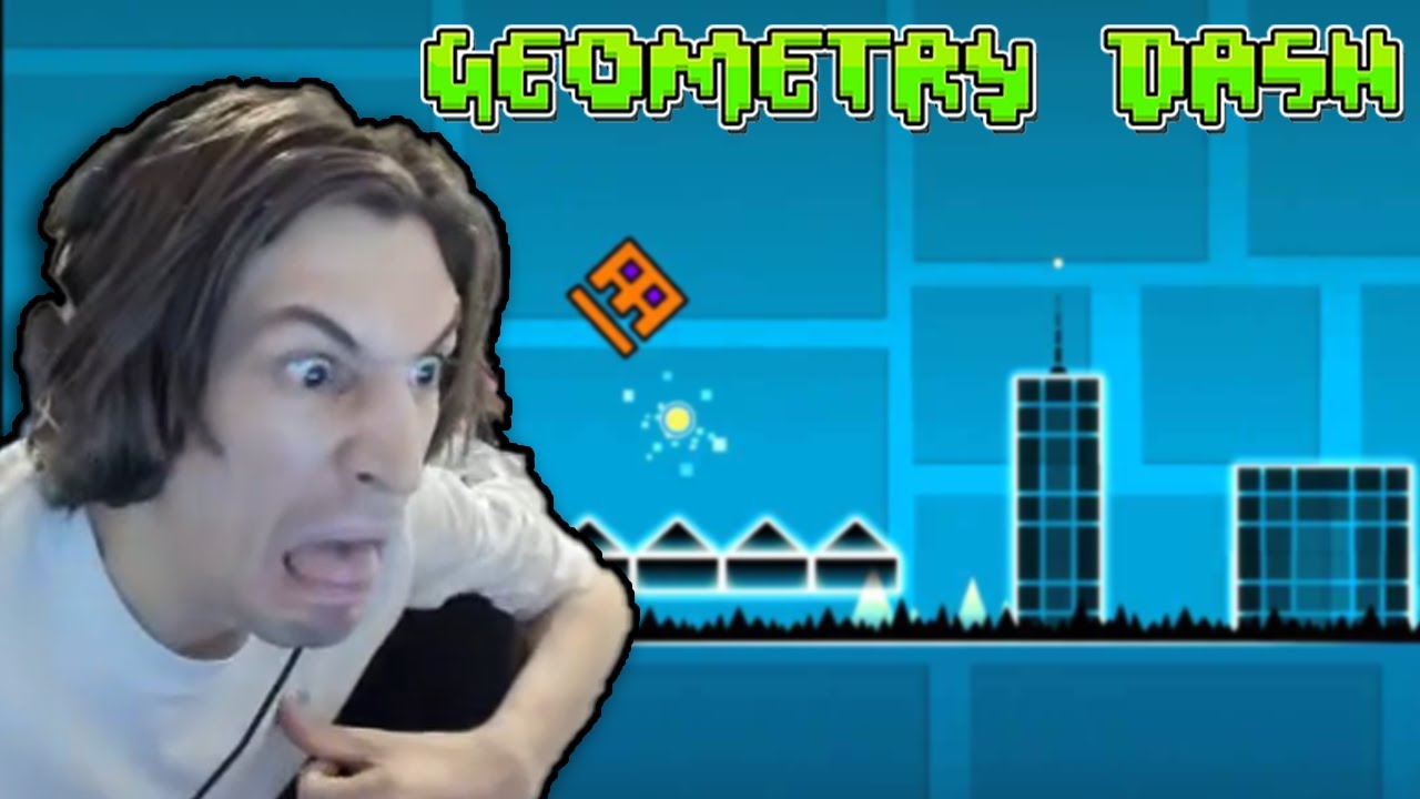 xQc Plays Geometry Dash
