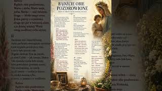 BĄDŹCIE OBIE POZDROWIONE. Pieśń na Święto Matki Boskiej Zielnej