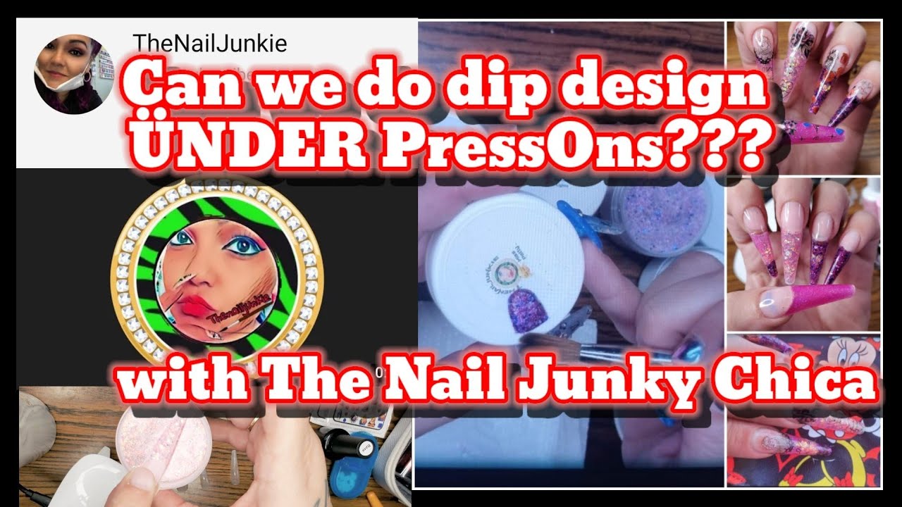 Unboxing The Nail Junky Acrylic/Cam we use them as a Dip PressOn Set? 😳💅🏽💪🏽