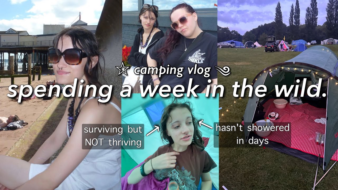 cosplayer touches grass for the first time. | CAMPING VLOG ⛺️🌷