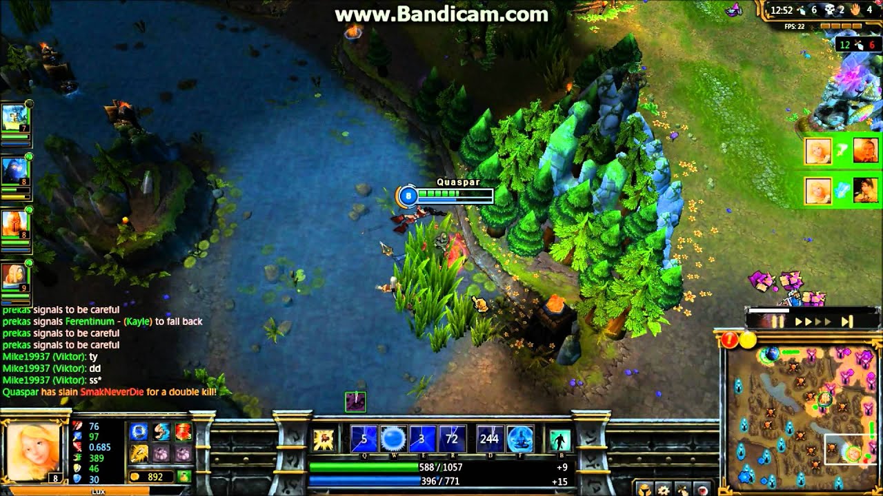 Instant Double Kill With Lux Ult