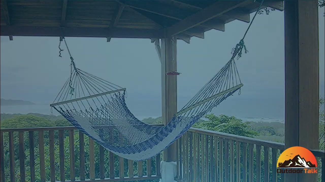 How to Hang a Hammock Under a Deck YouTube