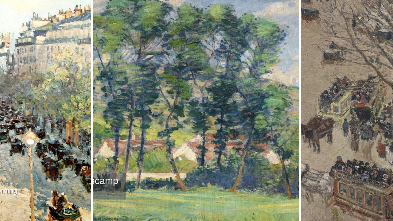 Impressionist Art TV — Silent Art Gallery · July 3 Morning | Red Rooffs… & others