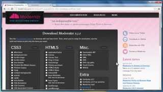 How to use Modernizr -An Introduction. Profile
