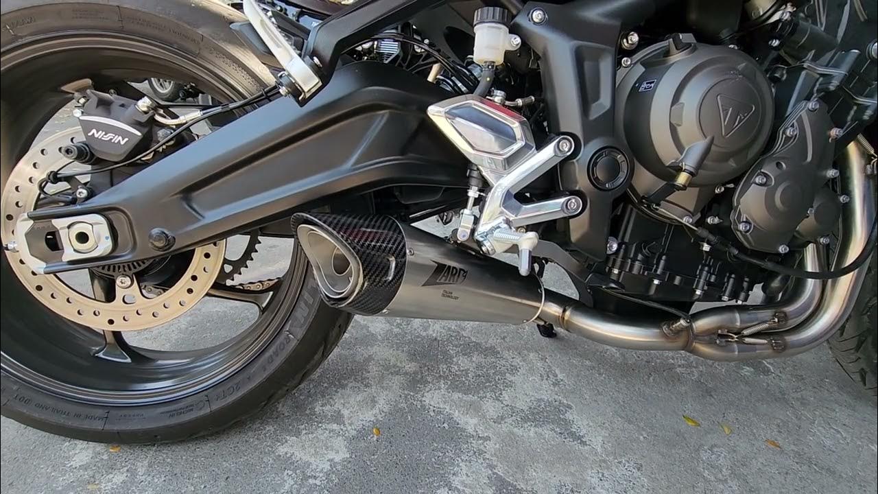 zard full triumph trident 660 YouTube