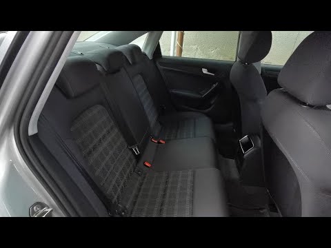 Audi A4 B8 - How to remove the rear seats