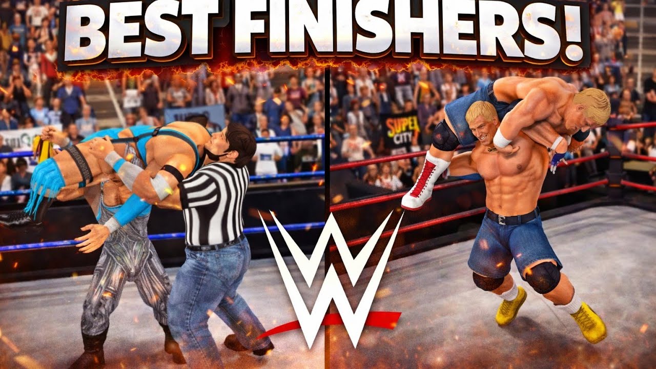 Top 10 Finishers of WWE 2025 in Wrestling Empire
