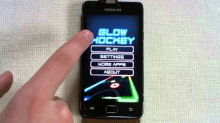 Android-App Review: Glow Hockey [Deutsch] [HD] screenshot 4