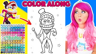 Color Caine from The Amazing Digital Circus With Me COLOR ALONG WITH KIMMI