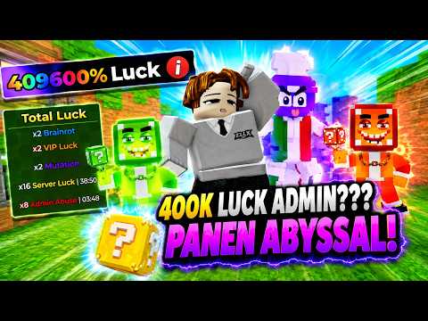 SO OP!! ADMIN WENT CRAZY, MAKING ELVX HARVEST RAINBOW AND ASTRAL BRAINROT!!😈 - Kick A Lucky Block