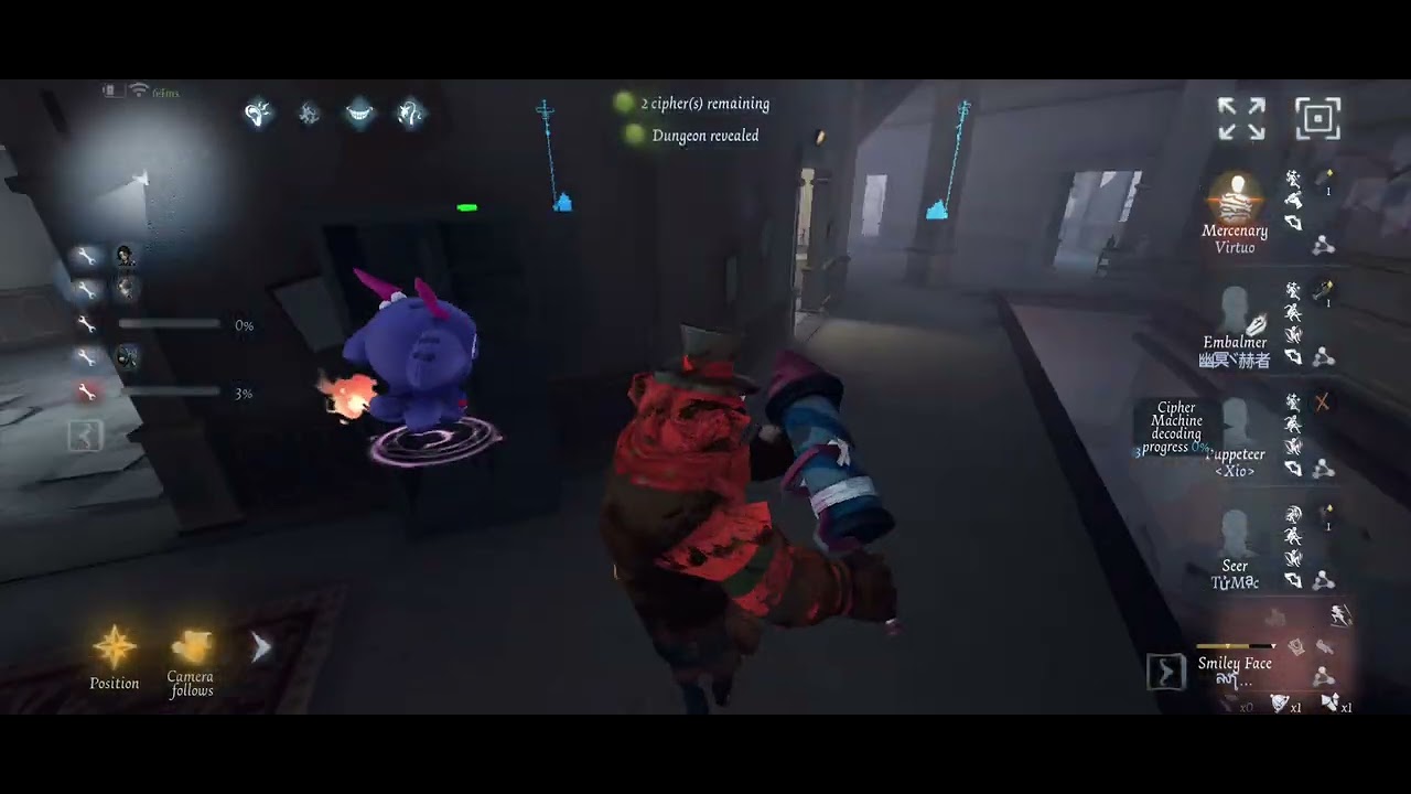 [IDENTITY V] My first successful kite against Smiley Face