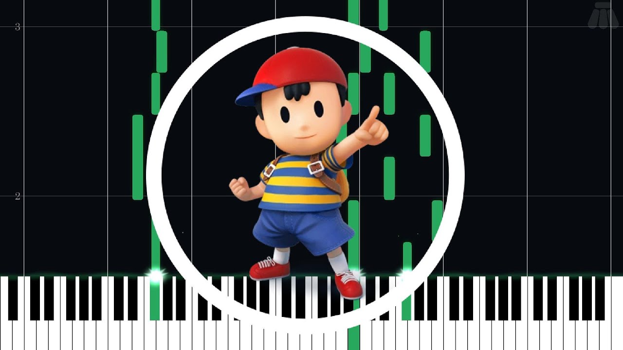 Paula's Theme - EarthBound - Easy Piano Tutorial