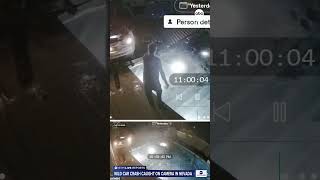 Car goes flying over backyard wall, lands on pool house roof in Nevada