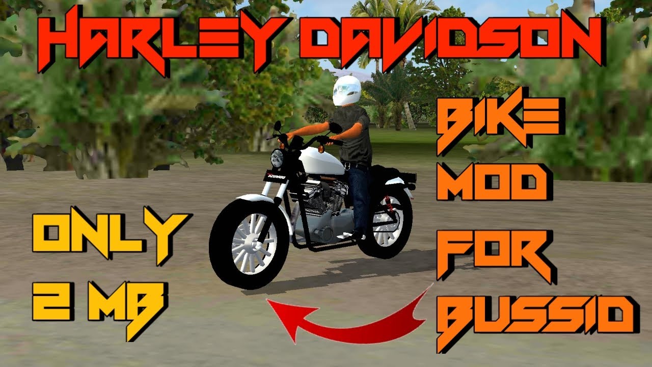 55 Harley Davidson Bike Mod For Bussid  Free