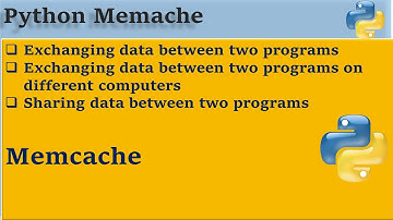 Python Memache, Communication between two python program using Memcache video 14