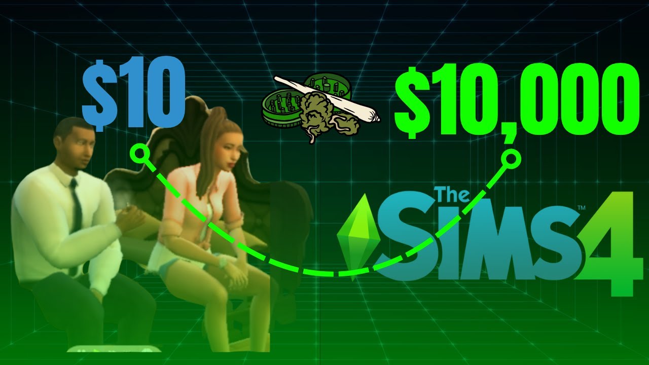 Chilling W/ the Plug (Sims 4 Weed Mod) YouTube
