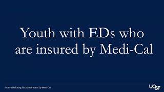 Youth with Eating Disorders Insured by Medi-Cal: Unearthing the Scope of the Problem