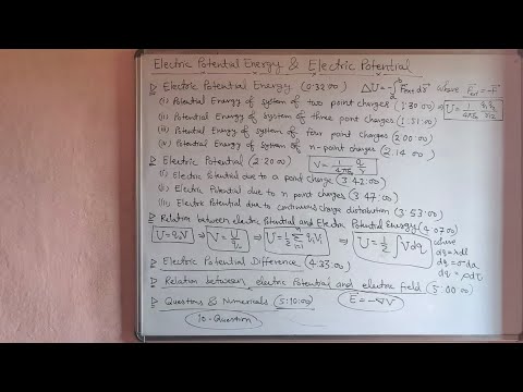 EMT 07 - Potential Energy and Electric Potential. - YouTube