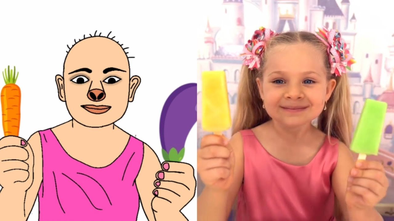 Diana Tastes Different Icecream funny drawing meme