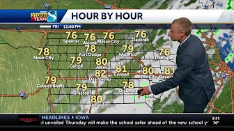 Iowa weather: Skies clear ahead of pleasant holiday weekend thumbnail