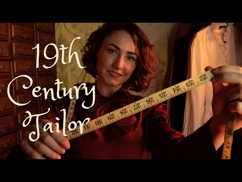ASMR - 19th Century Tailor - Suit Design Consultation and Measuring