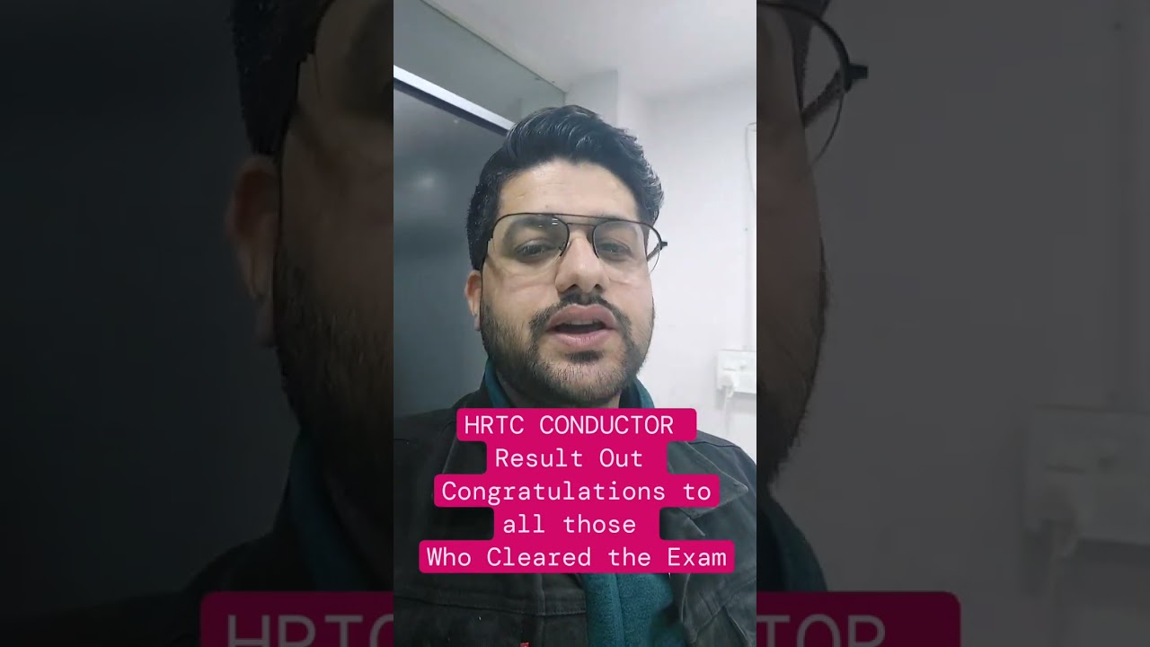 HRTC CONDUCTOR 2023 RESULT OUT