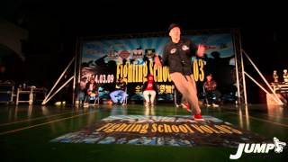 捲捲毛(WIN) VS Jack | 成年組Locking BEST 4 | 2014 Fighting School vol.03 & JUMP春季成發Party