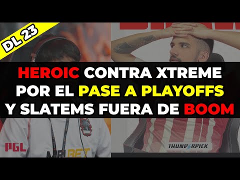 HEROIC A UN PASO DEL PASO A LOS PLAYOFFS Y SLATEMS FUERA DE BOOM | DOTA 2 NOTICIAS | SUPREME CLOCK
