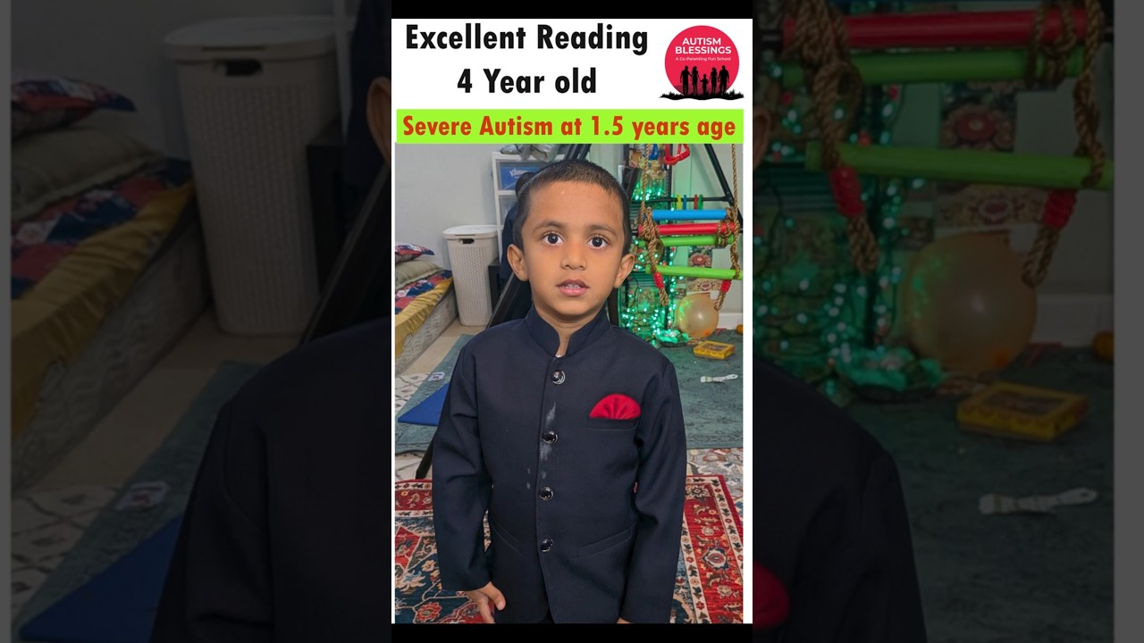 #Shorts: Incredible Reading Skills | 4 Years Old#BansalTwins#2# Satvik | Severe Autism
