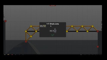 Poly Bridge | 1-7: Simple Jump