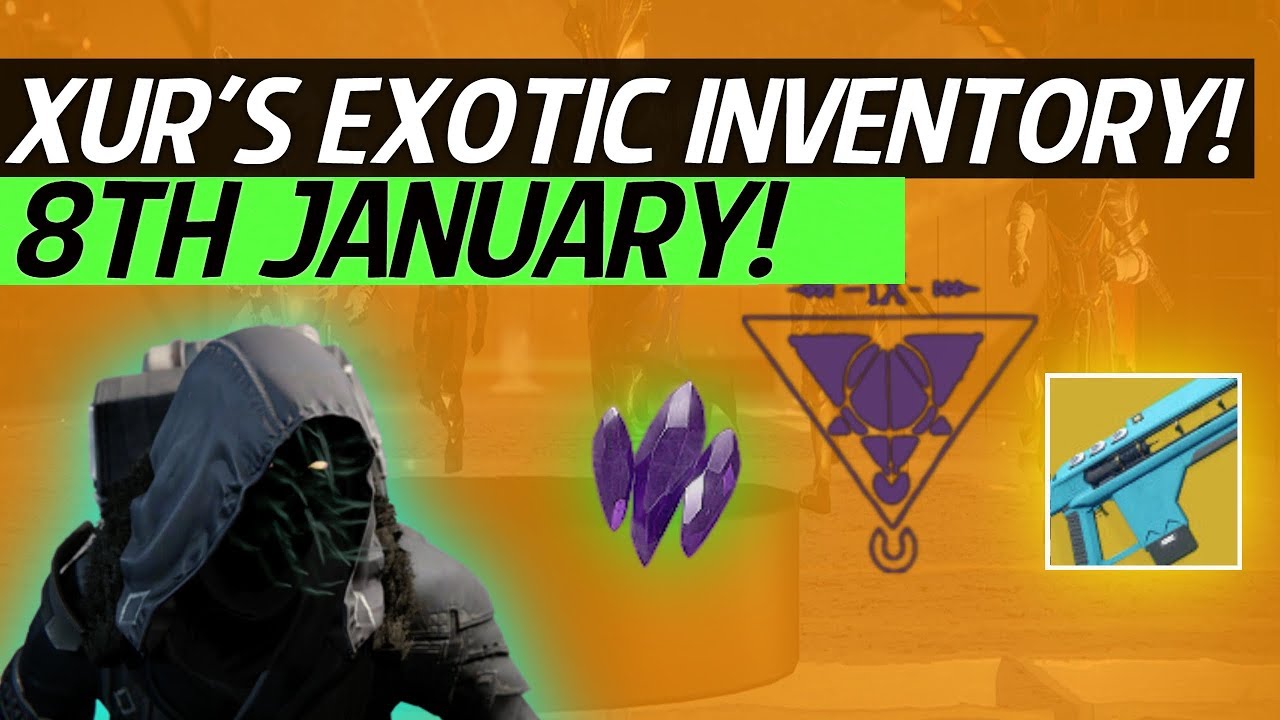 Destiny 2 - New Xur Location & Exotic Inventory! Xur Exotic Gear & Weapon! (January 5th)
