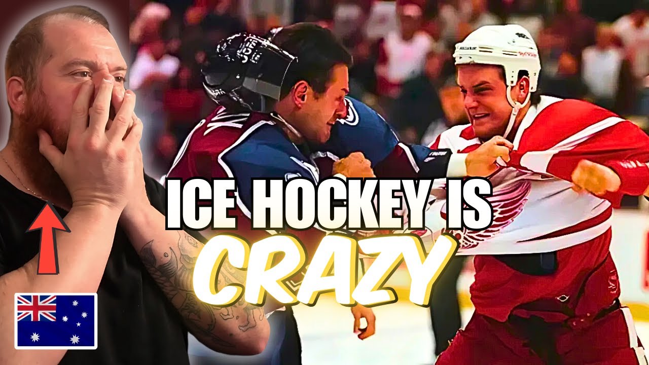 Australian Reacts to the CRAZIEST Ice Hockey Rivalry Ever! 🏒 (Red Wings vs Avalanche)