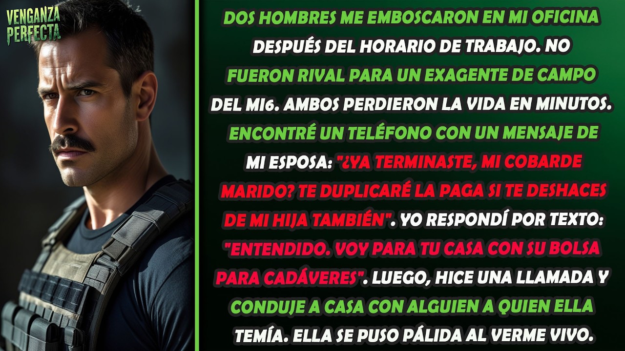 Dos hombres me atacaron en mi oficina, y luego mi esposa escribió en el chat: «¡Ahora maten a ...!».