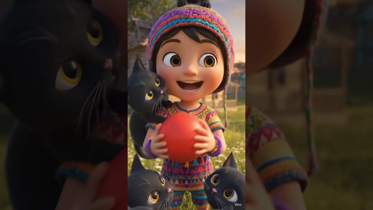 This Cute Kid + Four Black Cats Will Melt Your Heart 💖