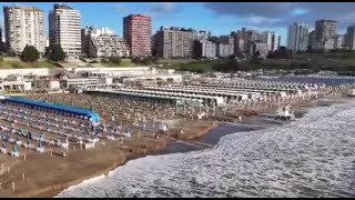 2026 MUCHAS CARPAS Y POCA PLAYA EN MAR DEL PLATA | EN PLAYA GRANDE Y PLAYAS DEL SUR