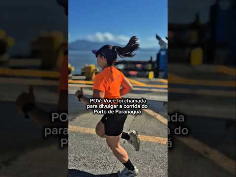 Pov: vc foi chamada para divulgar a corrida solidária do porto de paranagua e de presente ganhou...