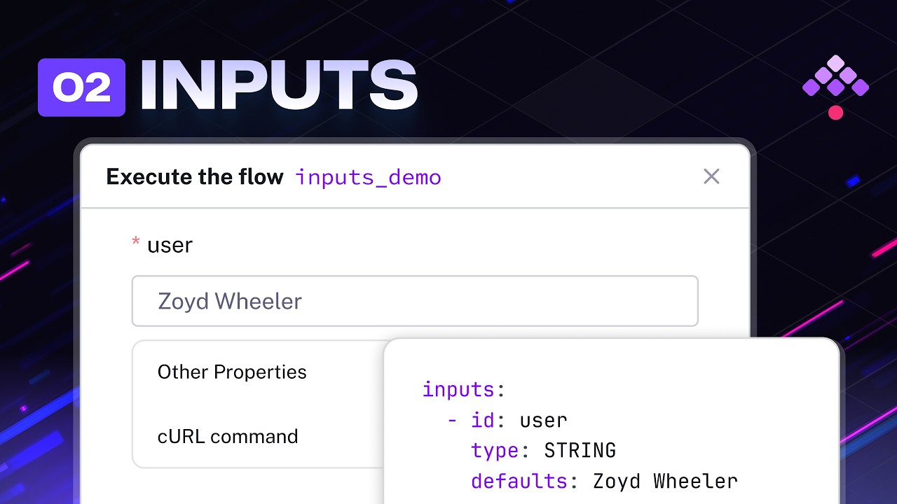 Build Dynamic Flows with Inputs - Kestra Tutorial 2027