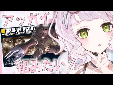 【 手元カメラ/ガンプラ 】アッガイは本当に可愛いのか！実際に組んで確かめる！【 時庭らんぜ / #無原唱レコード 】 のサムネイル