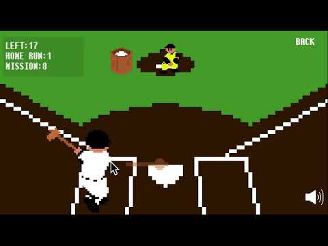 1weekゲームジャムで作った野球ゲーム：概要欄から遊べます