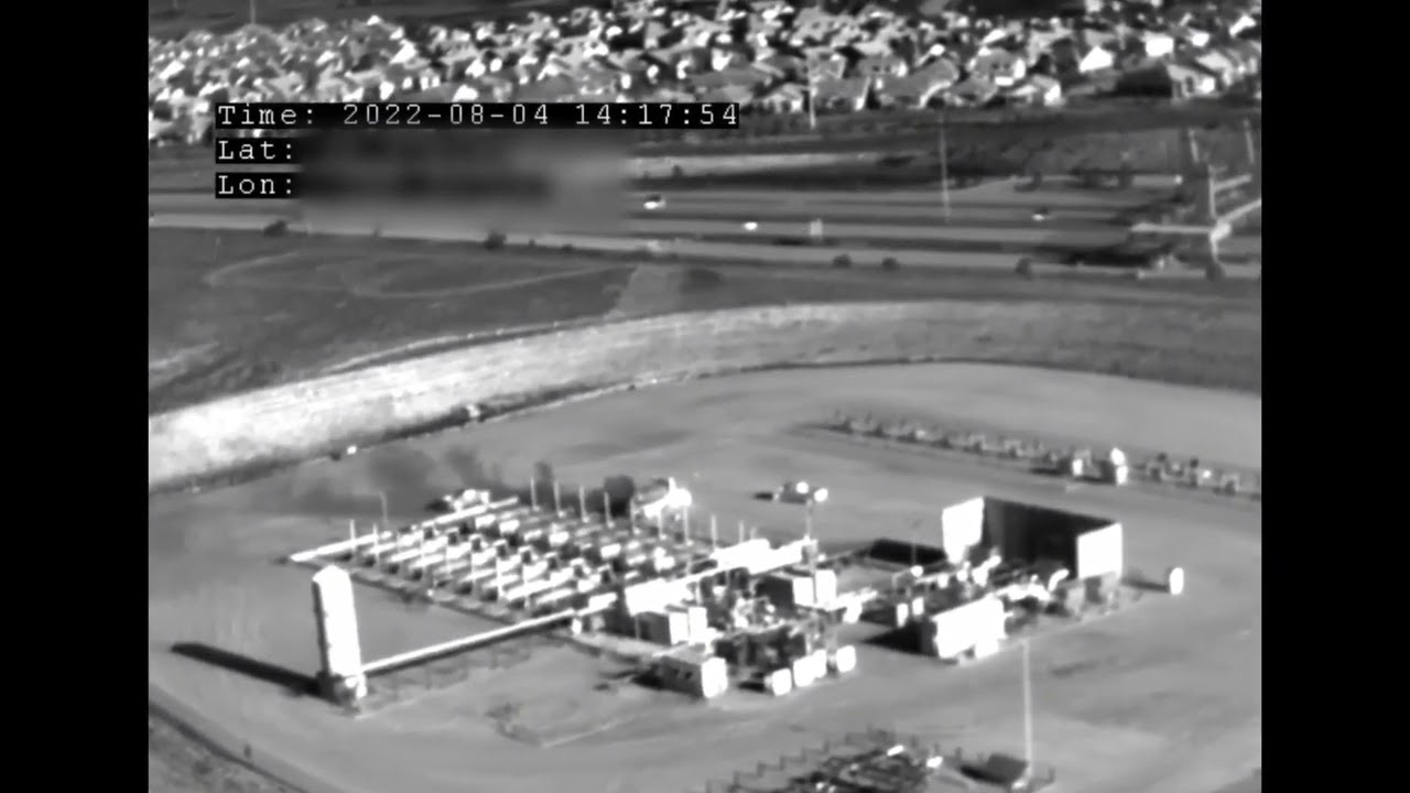 Optical Gas Leak Detection with Airborne Innovations OGI (Optical Gas Imaging) camera