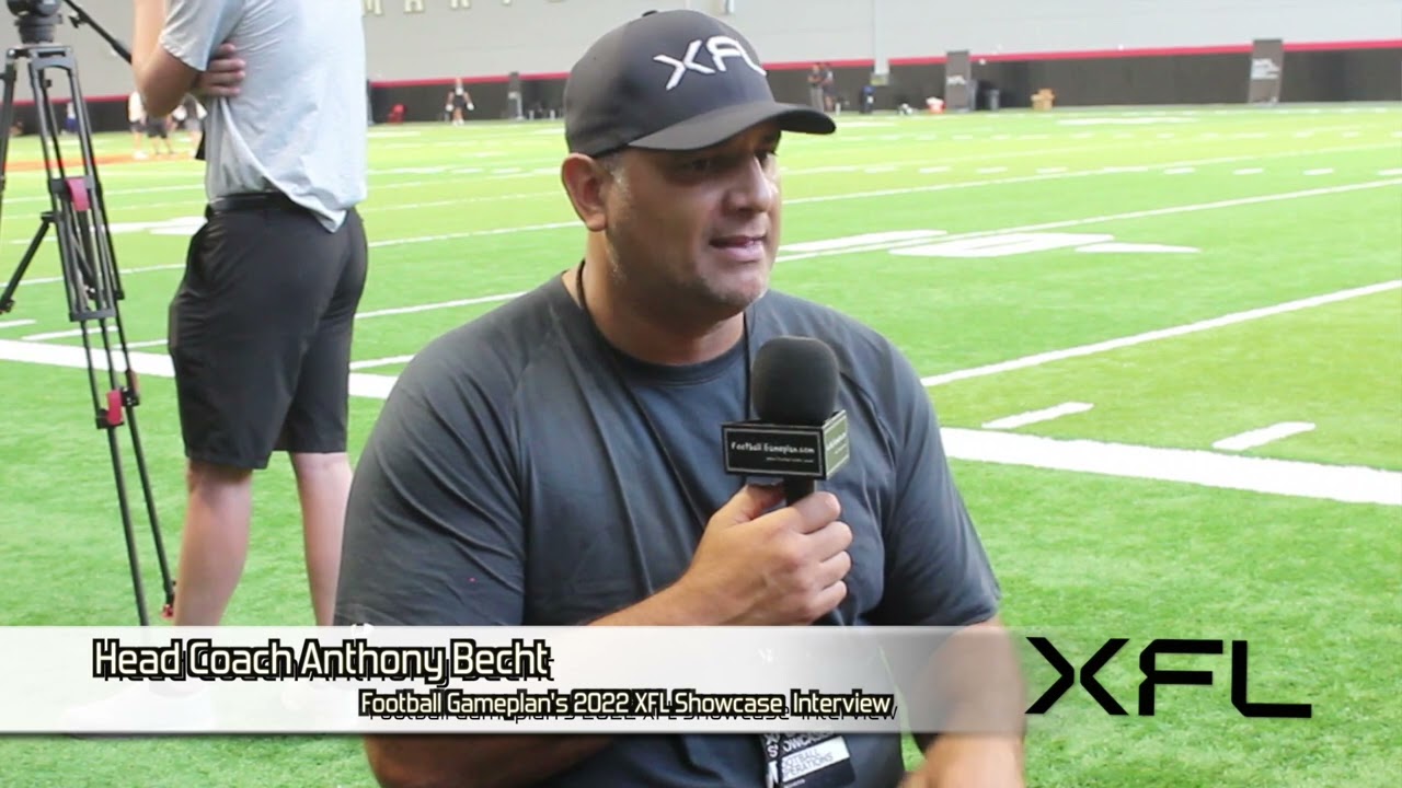 Football Gameplan's 2022 XFL Showcase Interview - Anthony Becht
